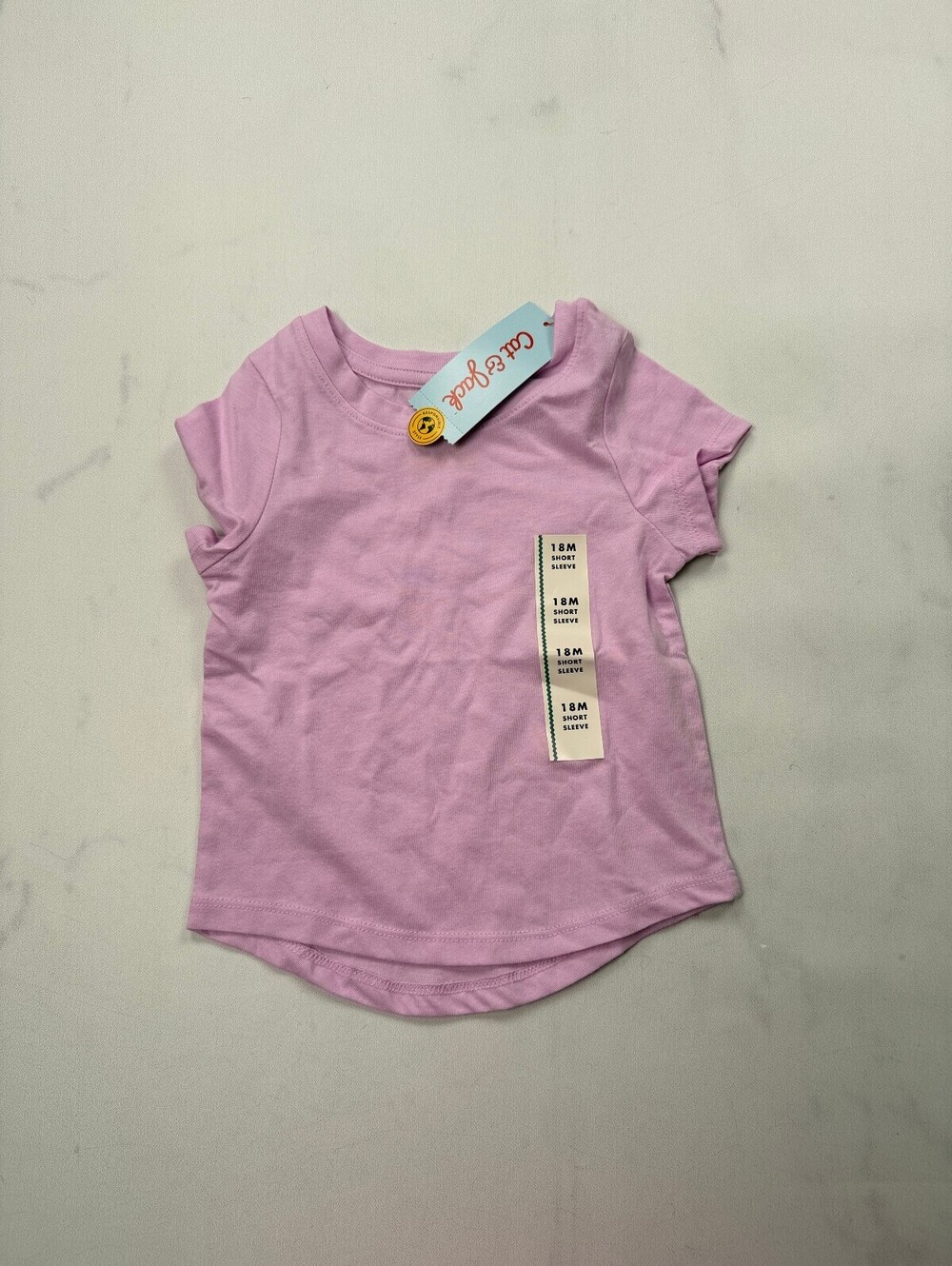 Cat & Jack Pink T Shirt Modern Feminine - Girls 18M